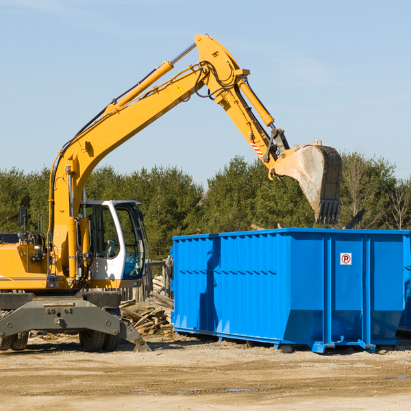 what are the rental fees for a residential dumpster in Edenborn